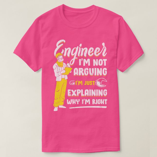 Camiseta Presente de Engenheiro de Engenharia Engraçado (Frente do Design)