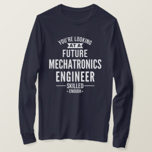 Camiseta Presente de engenheiro de mecatrônica