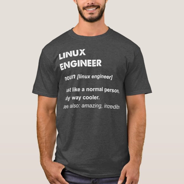 Camiseta Presente de Engenheiro Linu (Frente)