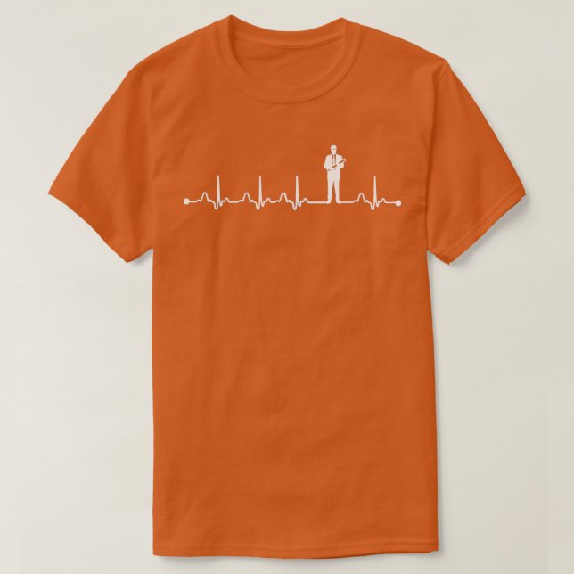 Camiseta Presente de Engenheiro Ortográfico EKG (Frente do Design)