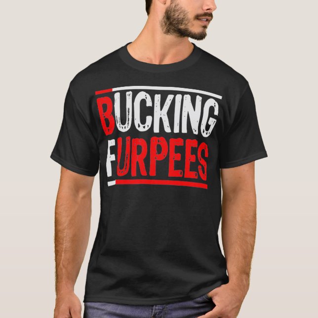 Camiseta Presente de Entusiasta de Burpees de Bucking (Frente)