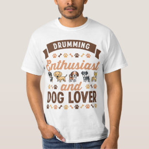 Camiseta Presente de Entusiasta e Sobremesa de Cachorro