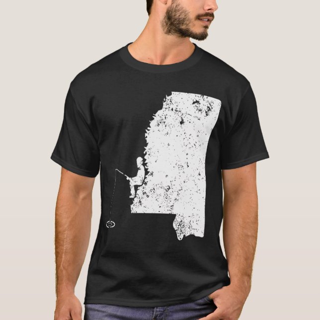 Camiseta Presente de Equipamento de Pesca de Robalo MS Humo (Frente)