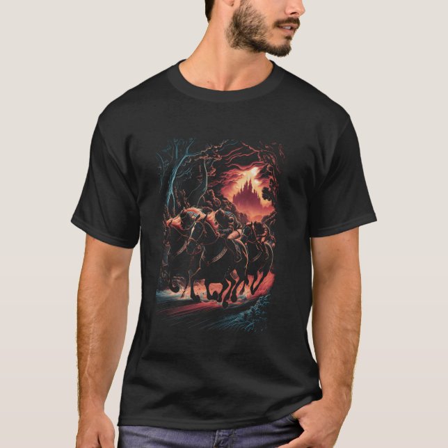 Camiseta Presente de Equitação para Amantes de Cavalos (Frente)