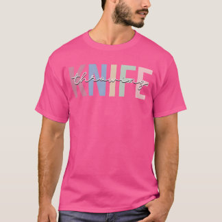 Camiseta Presente de esporte de lançamento de faca lançador
