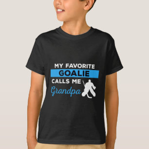 Camiseta Presente de Esporte do Jogador Goalie de Hóquei Di
