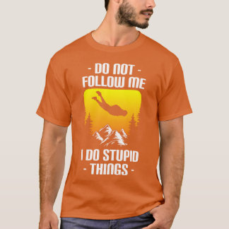 Camiseta Presente de Esporte Radical de Parapente para Espo