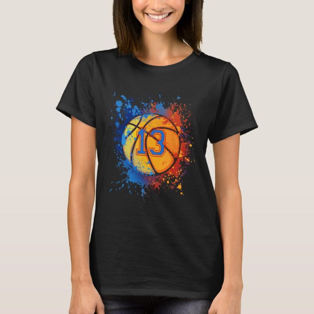 Camiseta Presente de Esqueleto para Meninos de 13 Anos de I (Frente)