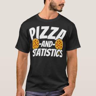 Camiseta Presente de Estatísticas para Pizza Lover