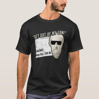 Camiseta Presente de Estudante de Filosofia Sunny Diogenes