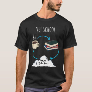 Camiseta Presente de Estudante Veterinário da Vet School V