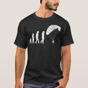 Camiseta Presente de Evolução de Paramotores Paraglider