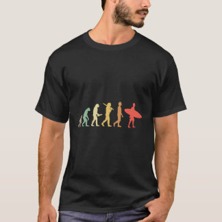 Camiseta Presente De Evolução De Surf Retroativo Para Surfi