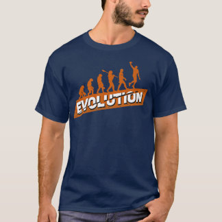 Camiseta Presente de Evolução do Jogador de Basquete