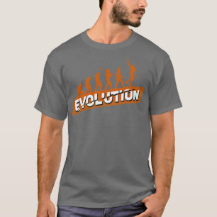 Camiseta Presente de Evolução do Jogador de Basquete