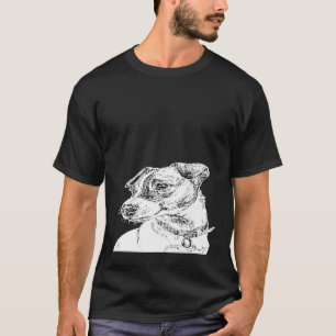 Camiseta presente de excelente para o Natal Jack Russell Te