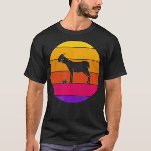 Camiseta Presente de Fazenda engraçada de cabra com anos 80