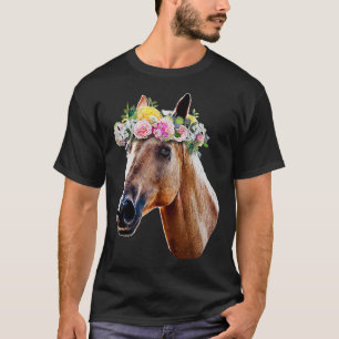 Camiseta Presente de Fazenda Equestre Equestre de Cavalo Fl