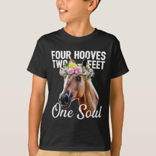 Camiseta Presente de Fazenda Equestre Equestre de Cavalo Fl