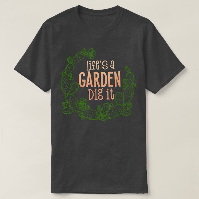 Camiseta Presente de fazendeiro retroativo A vida é uma esc (Frente do Design)