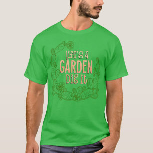 Camiseta Presente de fazendeiro retroativo A vida é uma esc