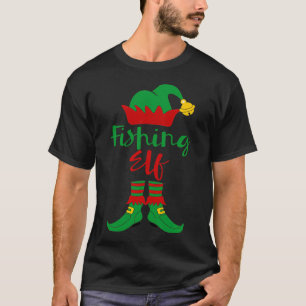 Camiseta Presente de Feriado de Furo de Gelo de Pesca no Ge