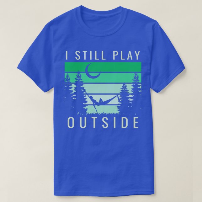 Camiseta Presente de Férias de Cotação de Camping (Frente do Design)