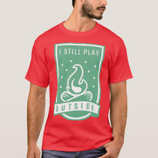Camiseta Presente de Férias de Cotação de Camping Funny