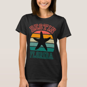 Camiseta Presente de férias em família na praia de Destin F