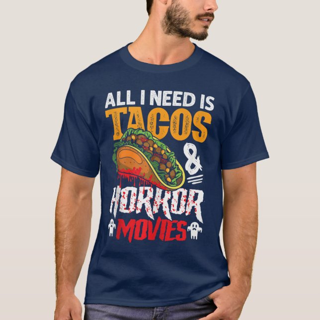 Camiseta Presente de festa de Halloween para um fã de filme (Frente)