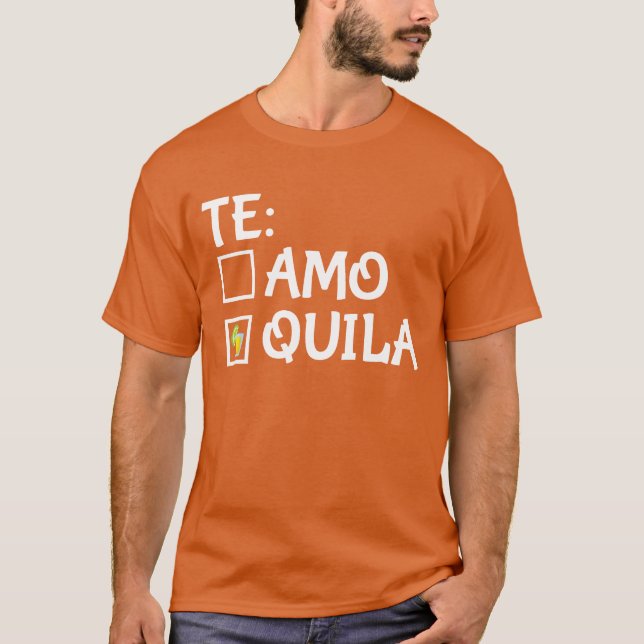 Camiseta Presente de festa para amante de Tequila Meico Dri (Frente)