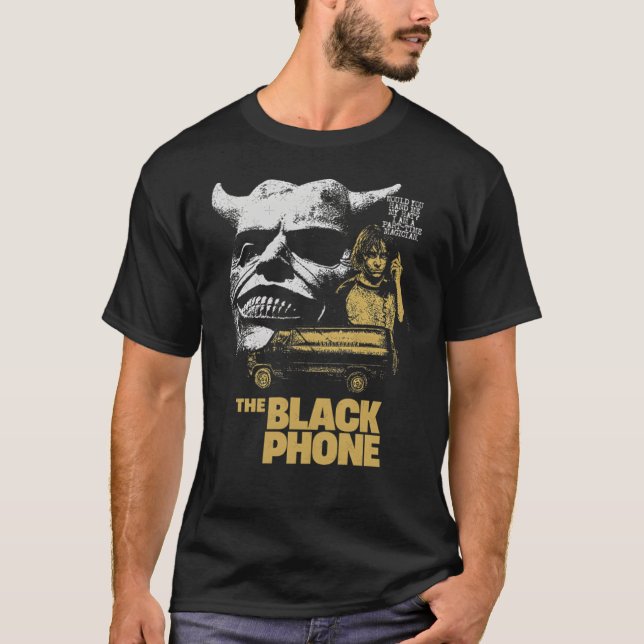 Camiseta Presente de filme retrô e filme de terror para ami (Frente)