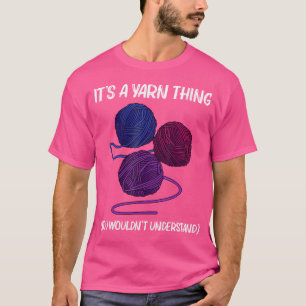Camiseta Presente de Fio Legal Para Homens Mulheres Crochet
