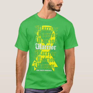 Camiseta Presente de fita amarela do guerreiro da consciênc