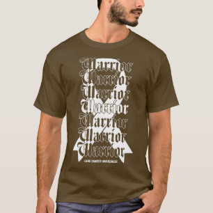 Camiseta Presente de fita branca do guerreiro de conscienti