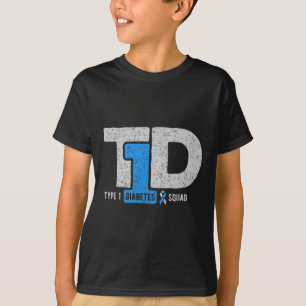 Camiseta Presente de Fita de Sensibilização ao Esquadrão pa