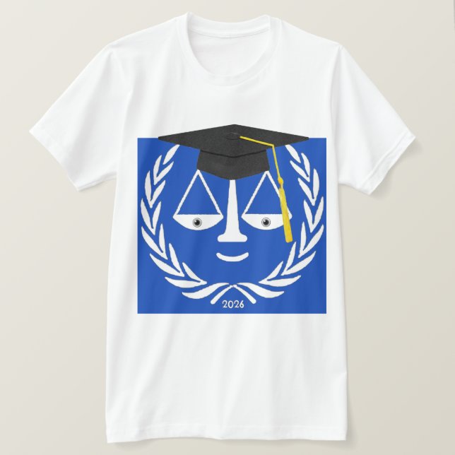 Camiseta Presente de Formatura na Faculdade de Direito (Frente do Design)