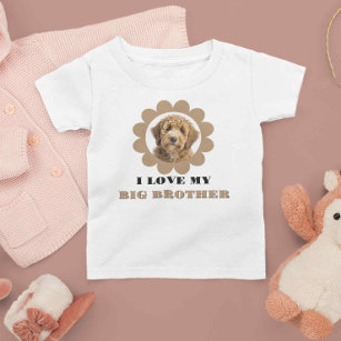 Camiseta Presente de foto de cão para crianças Irmã Irmã do