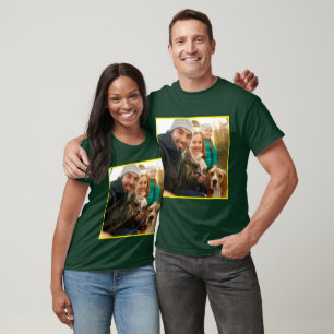 Camiseta Presente de Foto   Foto de Família Personalizada M