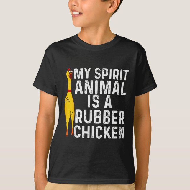 Camiseta Presente de Frango de Borracha Engraçado para Home (Frente)