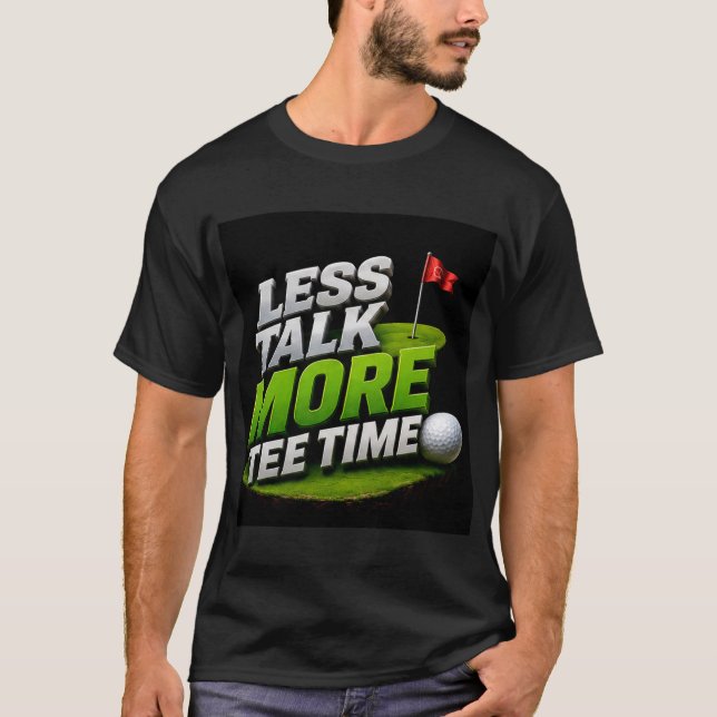 Camiseta 🏌️ Presente de Frase Engraçada de Golfe para Aman (Frente)