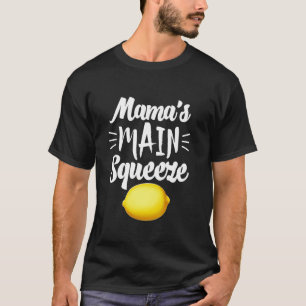 Camiseta Presente de Fruta Amarelo de Limão-de-Verão princi
