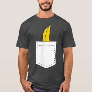 Camiseta Presente de Fruta de Banana Vegetariana Vegan