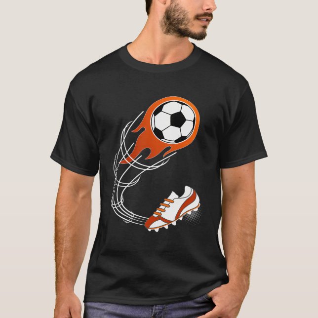 Camiseta Presente De Futebol Bonito Para Rapazes Ou Meninas (Frente)
