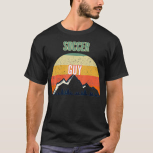 Camiseta Presente de futebol para homens, Cara de futebol