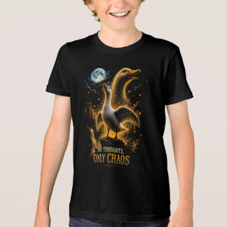 Camiseta Presente de Ganso Engraçado Sem Pensamentos Só Cao