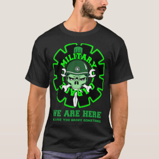Camiseta Presente de Garagem Militar