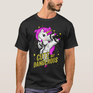 Camiseta Presente de Garota de Artes Marciais do Unicórn