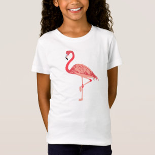 Camiseta Presente de Garota Flamingo Rosa