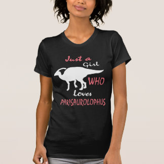 Camiseta Presente de Garota Parasaurolofus